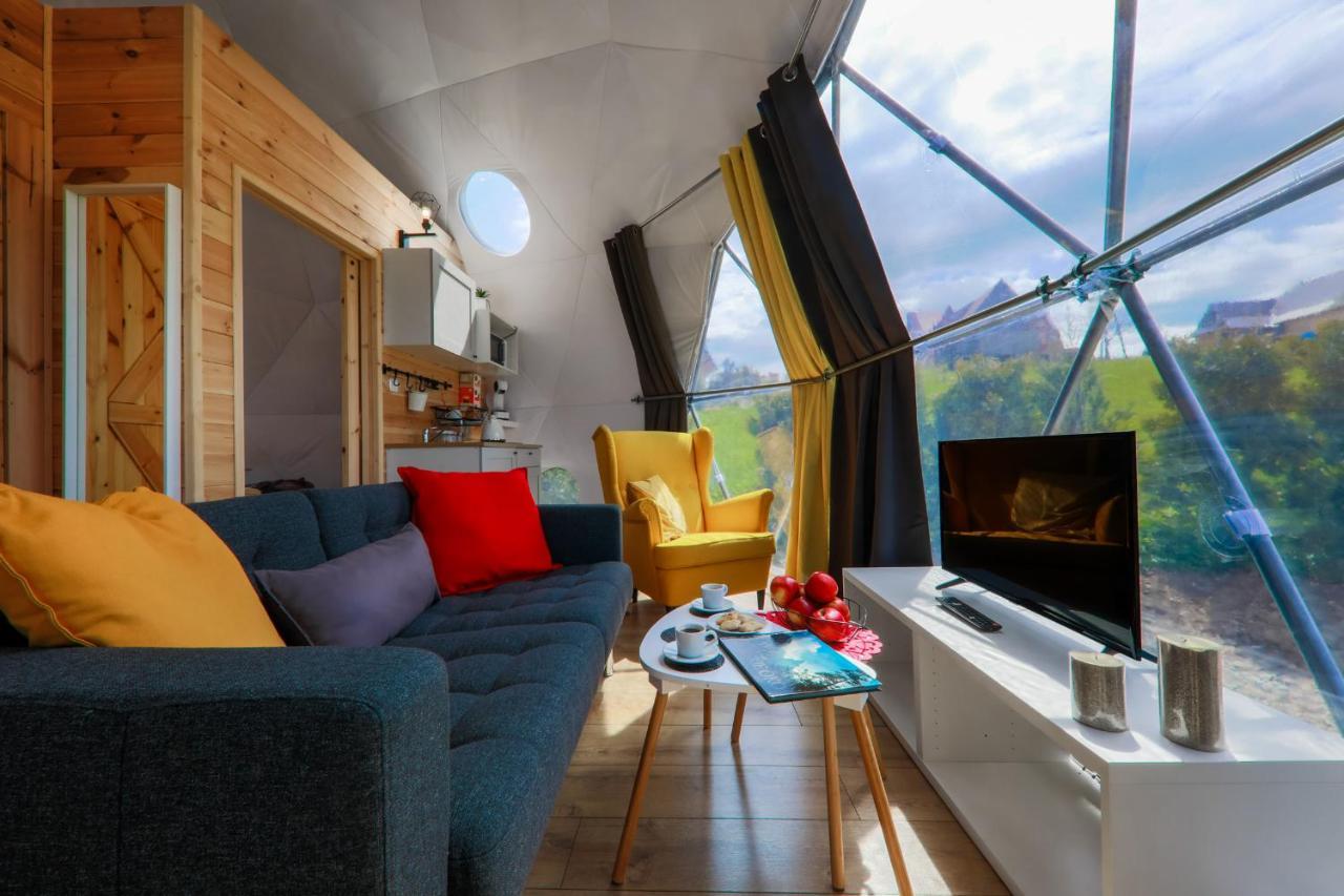 Glamping Gliczarow Klapnioki Bed & Breakfast Leśnica Екстериор снимка