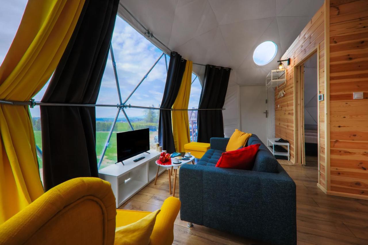 Glamping Gliczarow Klapnioki Bed & Breakfast Leśnica Екстериор снимка