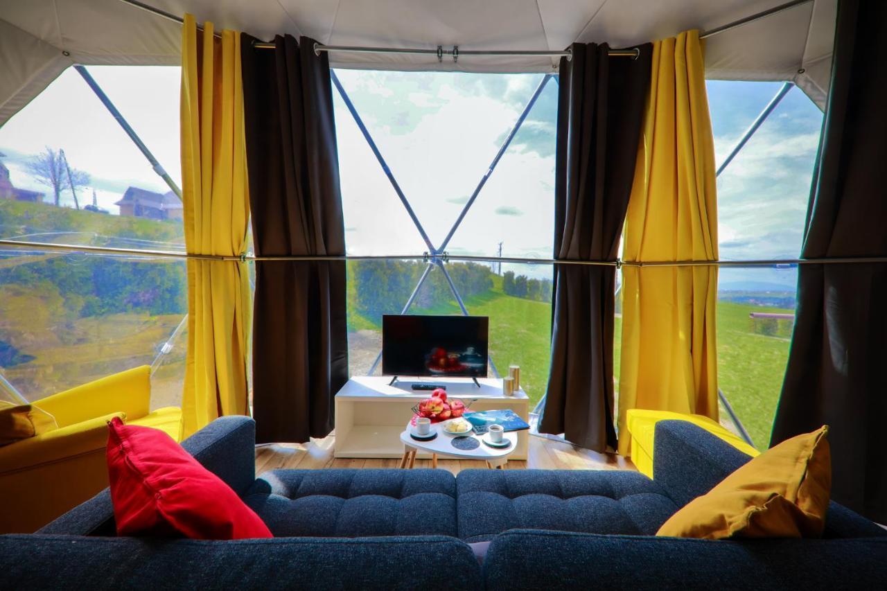 Glamping Gliczarow Klapnioki Bed & Breakfast Leśnica Екстериор снимка