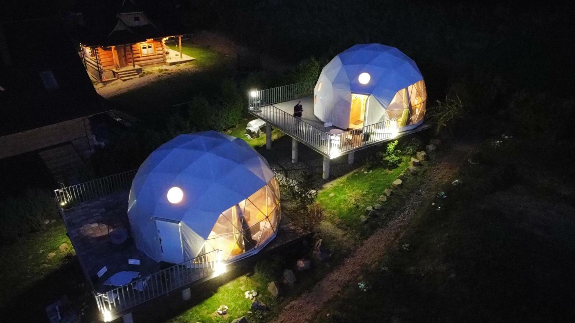 Glamping Gliczarow Klapnioki Bed & Breakfast Leśnica Екстериор снимка