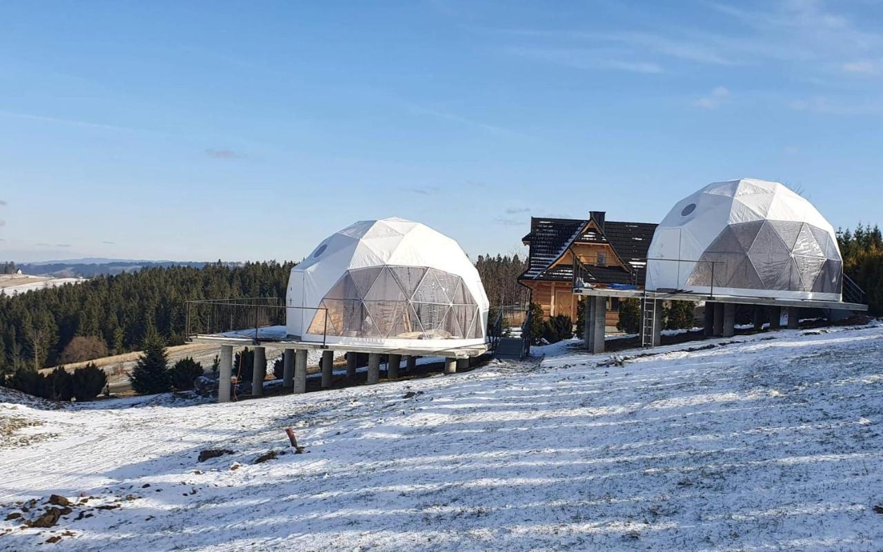 Glamping Gliczarow Klapnioki Bed & Breakfast Leśnica Екстериор снимка